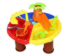Dubleir Giochi da Tavolo per Giochi da Acqua per Bambini, Giocattoli per La Vasca da Bagno O Sabbiera, Giocattoli per La Sabbia, Attrezzi da Spiaggia, Giocattoli da Spiaggia per Bambine 45 13 35 Cm