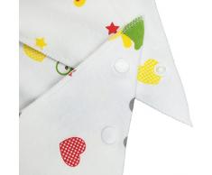 txian neonati e bambini bandana Drool Bavaglini Saliva Asciugamano 100% cotone carino cartoon pattern bavaglini, confezione da 10