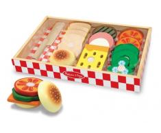 Melissa and Doug Giochi di legno Set di Sandwich di legno