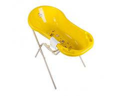 OKT Kids Funny Farm - Set di accessori da bagno per neonati: vasca per il bagnetto (misura XXL 100 cm), supporto per vaschetta, sedile antiscivolo, vasino, riduttore per WC, sgabello, pattumiera per pannolini e guanto da doccia, colore: Verde erba