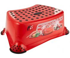 OKT Kids 18431401085 - Sgabello antiscivolo per bambini, motivo: Cars, colore: Rosso