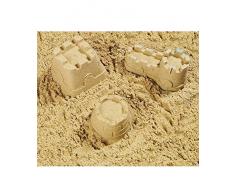 25 kg naturale gioco sabbia 0 – 2 mm Grana Sabbiera di sabbia di quarzo Sabbia Decorativa Azione Gioco Sabbia Bambini Sabbia Certificato TÜV Top qualità mescola EBT gewaschen privo di sostanze nocive