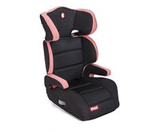 Piku 6228 - Seggiolino Auto, Gruppo 2/3 (15-36 kg), per Bambini da 3 a 12 Anni, Colore Rosa/Nero