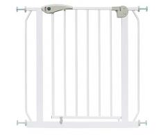 ib style® Berrin Cancelletto di sicurezza 67-175cm | per porte o scale | Senza perforazione | 90° Stop | Auto-Close | 105-115 cm