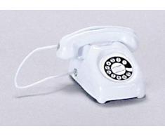Melody Jane Nuovo Casa delle Bambole Miniatura Studio Accessorio Bianco rétro Telefono Cellulare 5142