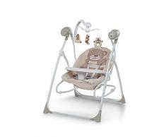Foppapedretti Carillon Sdraietta Altalena, Portata Massima: 9 Kg, 67 x 74.5 x 94.5 cm, 7.5 Kg, Marrone Beige