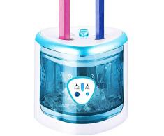 ARPDJK, Temperamatite elettrico, Con funzionamento a batteria, Per bambini, Per la scrivania, Per matite colorate