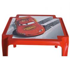 Progarden 945 Cars Tavolo per Bambini 'Cars', 50 x 55 x 45 cm, Rosso