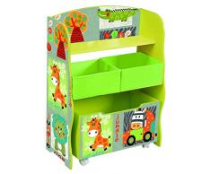 House of Creative Living Bambini Toy Safari Theme cassettiera armadio
