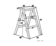 YJchairs Sedia Sgabello da Pranzo Passo Pieghevole Sgabello Alto da Cucina Creativo in Legno Massello Bianco Panca Multifunzione Home