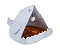 AYCC Pet sabbia sabbiera, Dog House, PET, PET nido, pieghevole portatile casa Grey