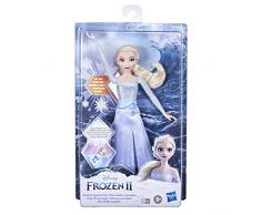 Hasbro Frozen Frozen 2 - Elsa Corpetto Luminoso, bambola che si illumina in acqua per bambini dai 3 anni in su