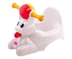 OKBABY Spidy - Vasino per Bambini con Seduta Ergonomica, a Forma di Coniglio - Bianco