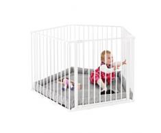 Baby Dan 67114-10400-130 Recinto Park a Kid 5 Materasso Incluso, Bianco