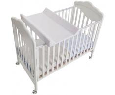 Italbaby 050.6015-05 Fasciatoio PVC, 2 Lati, Fondo Rigido, Bianco