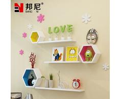 Kids Room Paint decorato pareti divisorie mensola pensile scaffale idee creative House plaid Dining set m