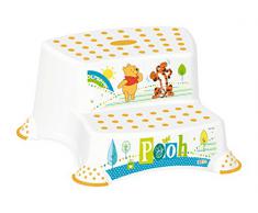5 set z winnie the pooh bianco: xxl bagno accessorio wc + bambini pentola sgabello due fasi secchio pannolino