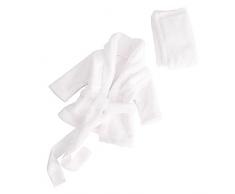 LICHENGTAI Accappatoio per Neonati, Asciugamano con Cappuccio per Bambini, Costume Accappatoio Set di Asciugamani da Bagno, Bambini Teli da Bagno con Cappuccio