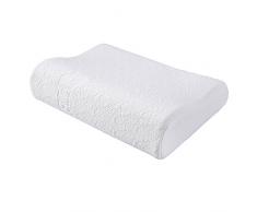 FMS 3-12 anni Cuscino per bambini 38 * 26 * 6/8 cm Cuscino ortopedico con profili in memory foam Traspirante federe anti acaro per donne e bambini