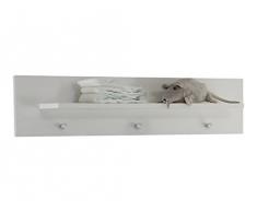 trendteam, Mensola per cameretta, 75 x 20 x 15 cm, Bianco (Weiß)