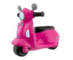 Chicco Vespa per Bambini Primavera Rosa, Moto Giocattolo Cavalcabile con Pannello Elettronico, Luci e Suoni, Ruote di Supporto Rimuovibili, Max 25 Kg, Giochi per Bambini 1-3 Anni