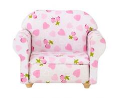 1:12 Dollhouse Miniature Furniture Sofa Mini Sweetheart Strawberry Pattern Singolo Divano Divano Poltrona Divano Singolo Accessori Casa delle Bambole