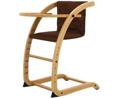 Bambino Dining Chair, bambino poltrona in legno massello, pieghevole seggiolone, Bambino Fornisce seggio sicuro durante i pasti, molto adatto ai bambini da 6 mesi a 250 libbre YZPXDD (Colore : C)