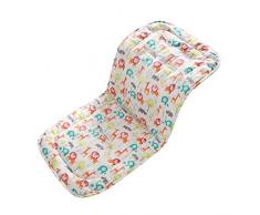 Miracle Baby Riduttore Passeggino Universale Neonato,Copriseduta per Passeggini,Morbido & Reversibile in Puro Cotone Copri Seggiolino Auto,Infant Cuscino Pad,32 x 78cm(Zoo)
