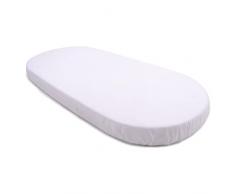 PEKITAS Lenzuolo 100% cotone 75 x 33 cm / 72 x 33 cm regolabile per materasso carrozzina/passeggino per bambini con elastico adatto a Julius Zöllner, mondo dei sogni, Alvi