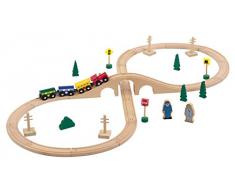 Grandi Giochi GG95006 - Treno Legno 35 Pz