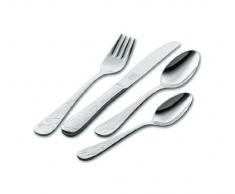 Zwilling 07010-210-0 Grimm le Fiabe, Set Posate per Bambini, Acciaio Inox, 4 Pezzi