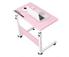 Ufficio vivente/tavolo di stoccaggio semplice Supporto per laptop Scrivania per bambini Cameretta regolabile in altezza, Pannelli a base di legno, 2 colori (colore: A, Dimensioni: 80x40x15CM)