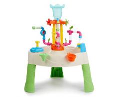Little Tikes - Tavolo Acquatico Fountain Factory Gioco d’Acqua per Bambini, Sicuro e Facile da Trasportare, Sviluppa la Creatività