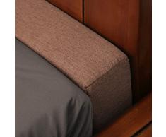 unisci materassi Riempimento Dello Spazio Della Testata, Cuneo Di Riempimento Della Fessura Del Letto Estensore Per Materasso Gemellare Da Pieno A Regina, Ponte/tappeto Per Cuscini Marrone ( Size : 18