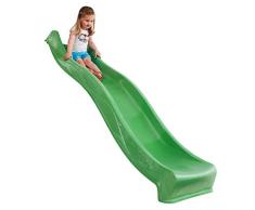 AVANTI TRENDSTORE - Scivolo in plastica Sintetica per Bambini, in Colori e Misure Diverse (Breve, Verde)