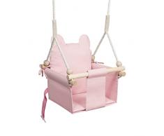 MAMOI Dondolo Bambini, Altalena Neonato da Giardino per Bambini, Altalena Bambi, Dondolo per Bambini in Legno + Cintura di Sicurezza, Altalena scandinava | CE | 100% ECO | Prodotto nell’UE