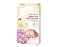 ClevaMama Cuscino Culla in ClevaFoam per Bambini, Guanciale Lettino Antisoffoco, +1 anno