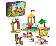 LEGO 41698 Friends Il Parco Giochi dei Cuccioli, Giocattolo con Scivolo e Mini Bamboline, Set per Bambini dai 5 Anni in su