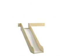 Steens 2906270019001 N Scivolo per Mezza Letto a soppalco for Kids, Legno di Pino Massiccio 113 x 145 x 142 cm, Laccato Naturale