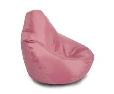 Bean Bag Bazaar Kids Poltrona Sacco con Schienale alto Al Coperto e Allaperto, Rosa Chiaro, Sacco Portatile Leggero, per Ragazzi e Ragazze, si Adatta a Sale Giochi, Camere da Letto e Soggiorni
