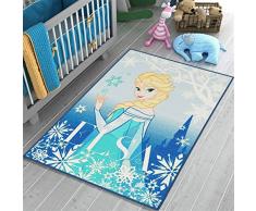 Prodotto con licenza Disney - Tappeto da Gioco Della Principessa - Eleganza senza tempo 133x95 cm - Rosa - Tappeto da Gioco per la Camera Dei Bambini
