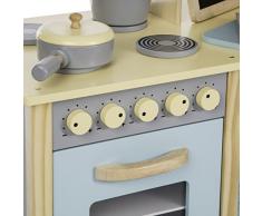 Ultrakidz Cucina Giocattolo Comfort in Legno Naturale, Grande