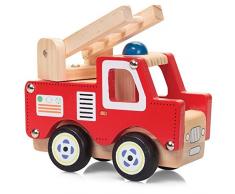 Legno naturale verniciato camion giocattolo di legno