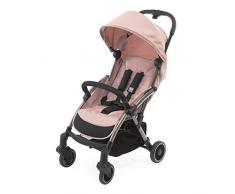 Chicco Cheerio Passeggino Leggero e Compatto da 0 mesi a 15kg (portata max 18kg), Passeggino Pieghevole, Posizione Nanna, Chiusura Automatica in 1 Gesto, Capotte Parasole e Parapioggia, Blossom, Rosa