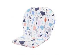 Manyao - Cuscino riduttore per seggiolone, in cotone, universale, per passeggino, cuscino per sedia, cuscino di sostegno confortevole (pietre colorate