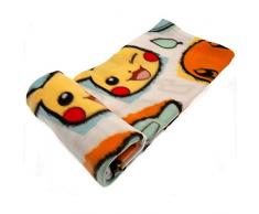 Halantex Coperta in pile per bambini, 100 x 150 cm, Pokemon