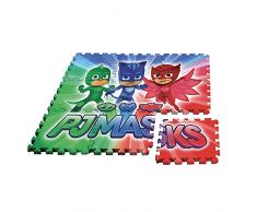 Rocco Giocattoli- PJ Masks-Tappetone Componibile, PJ17092