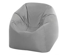 Bean Bag Bazaar Kids Hi-Rest Chair-Grey, Large Indoor Outdoor Childrens Bean Bags Poltrona a Sacco per Bambini, Colore: Grigio, Grande per Interni ed Esterni, Poliestere