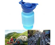 TOPmountain Emergenza orinatoio Auto orinatoio Portatile Mini Campeggio Esterna Viaggi termorestringibile Personale Mobile Toilette vasino pipì Bottiglia per Bambini Adulto (750 ml)