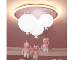 Lampada per camera dei bambini Lampadario carino mucca Camera dei bambini Lampada a sospensione a palloncino Sospensione per camera da letto per ragazzi e ragazze Lampada a sospensione Lampada a sospe